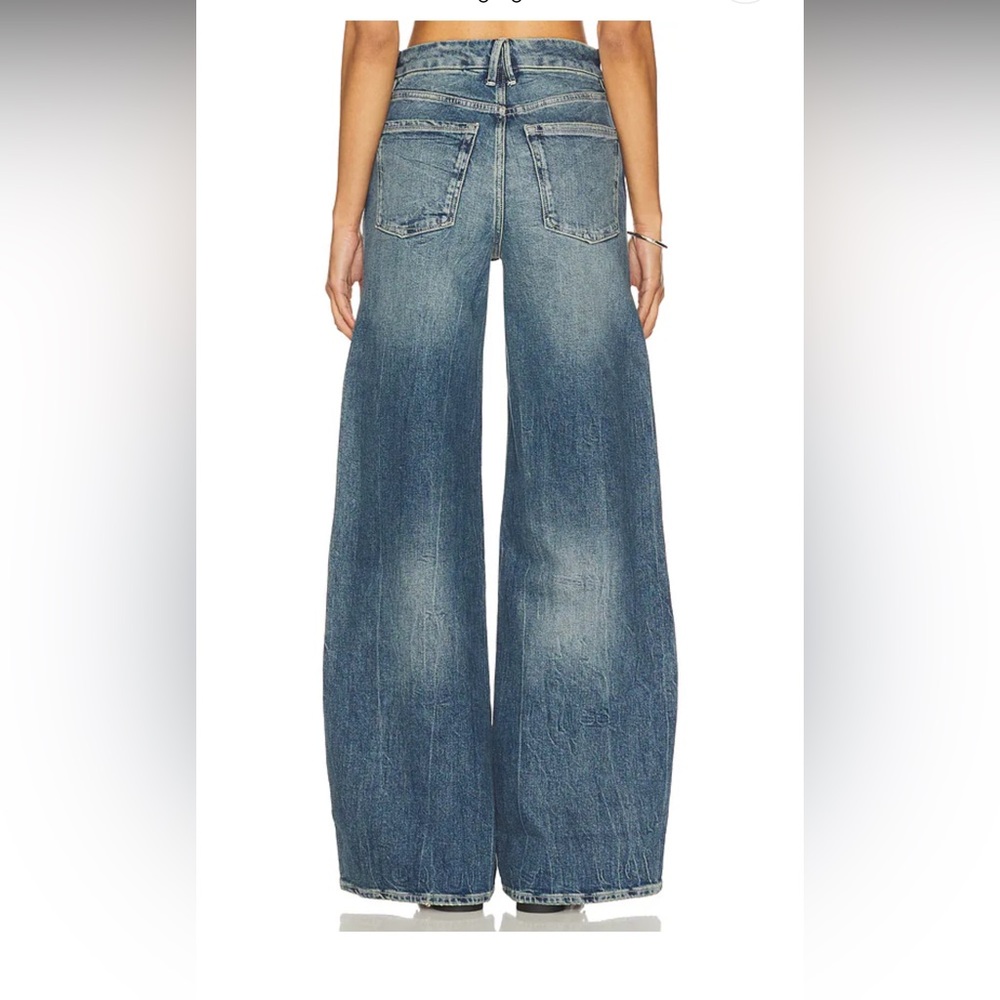 NWT Good American Good Skate High Rise Wide Leg - Picture 3 of 8